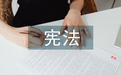 憲法的定義思考