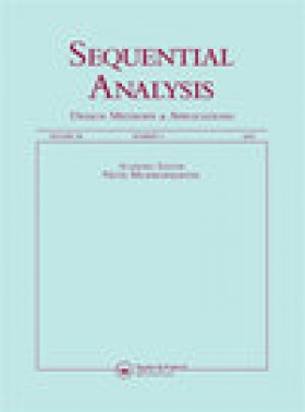 Sequential Analysis-design Methods And Applications