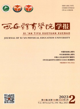 西安體育學院學報期刊